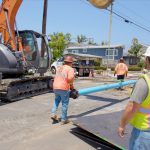 Crews continue to replace aging water valves at several locations across Carlsbad. Photo courtesy of the city of Carlsbad