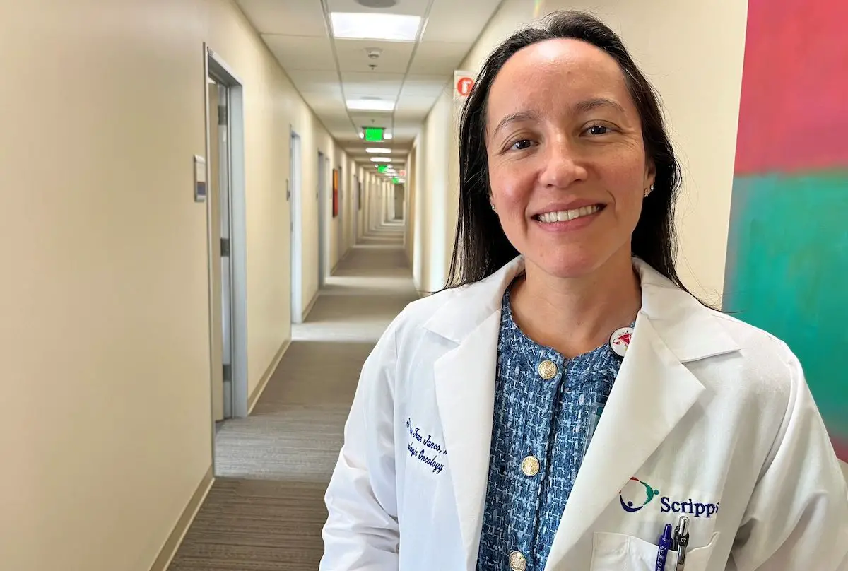 Dr. Jo Marie Janco, director of the gynecologic cancer program at Scripps Cancer Center and a Scripps Clinic physician, who helped oversee Farrah Adams’ treatment. Courtesy photo