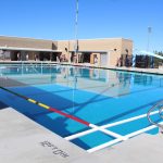 The new 37-meter pool at Torrey Pines High School opened on Tuesday and will serve aquatics athletes across the San Dieguito Union High School District. Photo by Leo Place