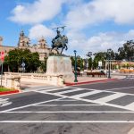 Balboa Park, where the city this week began charging for parking in most park-owned lots, ending more than a century of free parking. Photo by Tapong Somkiat