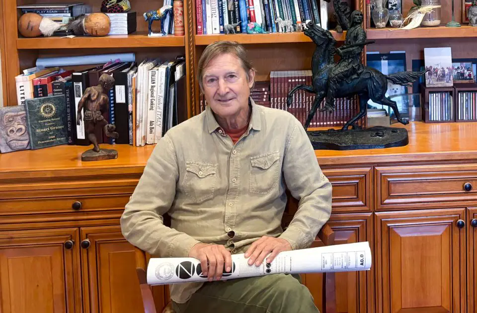 Stuart Grauer, pictured in his office in Encinitas, recently celebrated 35 years of The Grauer School. Photo by Christopher Bacon