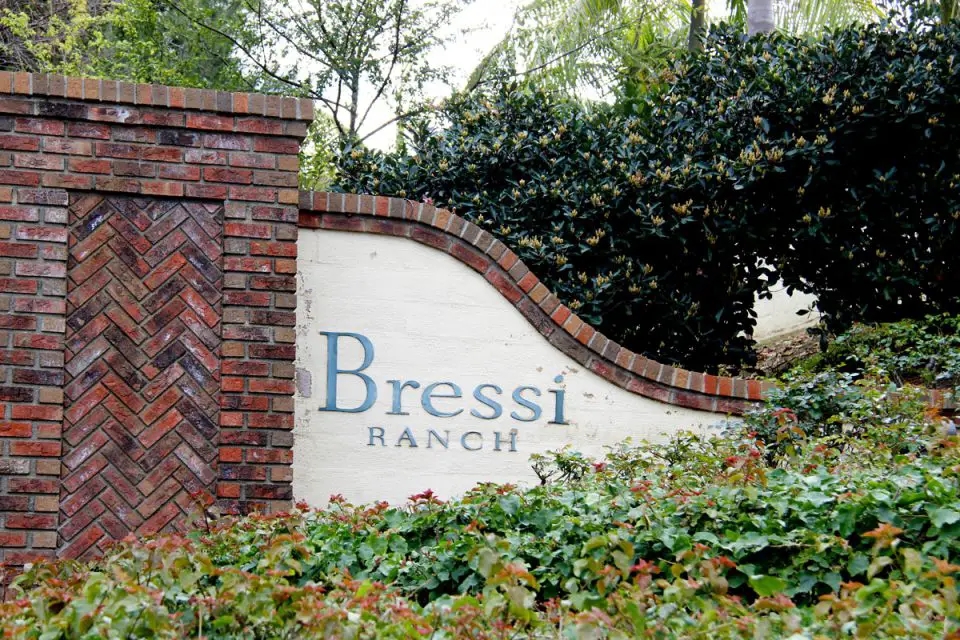 A sign in the Bressi Ranch neighborhood of Carlsbad. File photo/Jordan P. Ingram