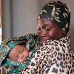 A Ugandan mother who survived a severe obstetric fistula caused by a poorly performed C-section is shown after receiving care. Nearly half of women with obstetric fistula in Uganda lose their babies during prolonged, obstructed labor. Photo courtesy of The Musa Project