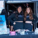 Members of the Oceanside Bombers cheer and dance team, known as the Flight Crew, during a recent fundraising event. Photo by Tito (@sh0tbytito)