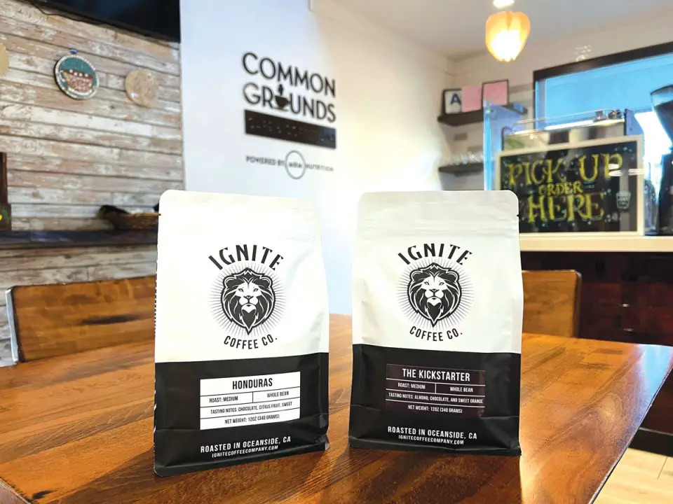 The collaboration with Oceanside’s Ignite Coffee Co. brings expertly roasted coffee to TERI’s Common Grounds Cafe in San Marcos. Courtesy photo