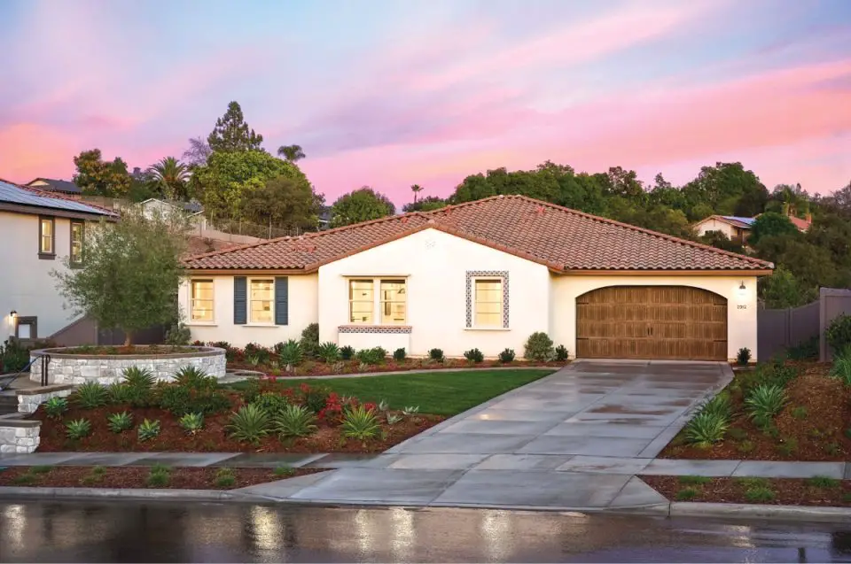 The Amanda Lane development just west of the I-15 in Escondido is a collection of 21 single-family homes in a bucolic location. Courtesy photo