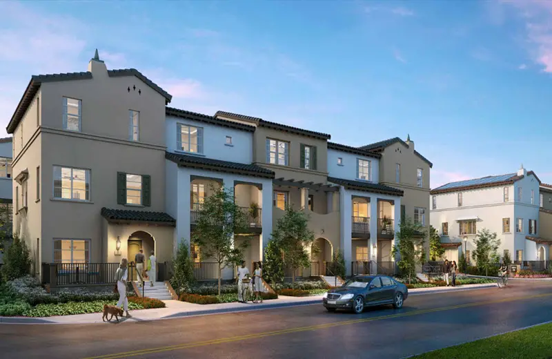 Warmington Residential's recent development at Boulevard Park in Escondido. The developer has proposed 126 multifamily attached townhomes in the city. Courtesy photo/Warmington