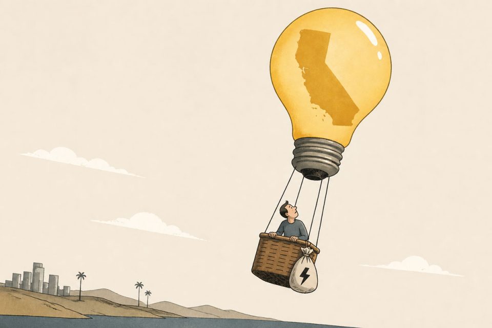 An SDG&E bill reflects rising costs from wildfire mitigation, renewable mandates and infrastructure investments driving some of the nation’s highest rates. The Coast News graphic/AI
