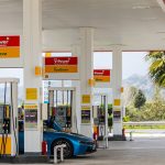 Motorists fuel up at a San Diego County gas station as average prices continue a modest decline, according to AAA data. Courtesy photo