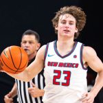University of New Mexico guard Jake Hall is returning to the Lobos after earning Mountain West Freshman of the Year honors. Courtesy photo/UNM Athletics