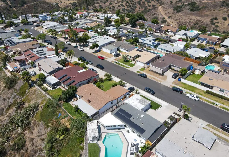 A residential neighborhood in San Diego County, where rising home prices and income requirements continue to limit affordability for many households. Courtesy photo/Unwind