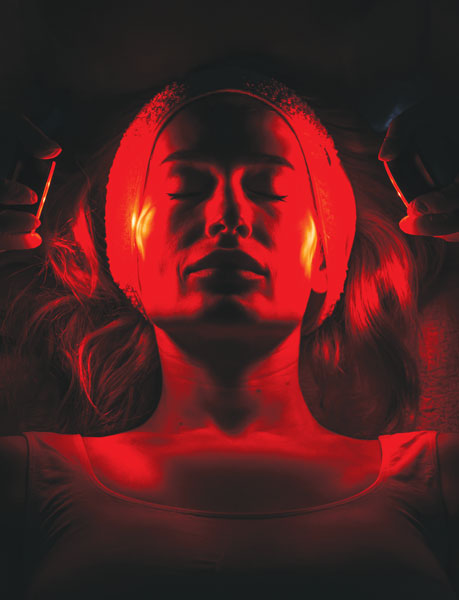 Beyond physical recovery, red light therapy plays a powerful role in skin health and anti-aging. Stock photo