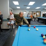 Visitors play pool at the San Marcos Senior Activity Center in 2024. The senior center HVAC project is one of several recent items to be funded with Community Development Block Grant money. Courtesy photo/City of San Marcos