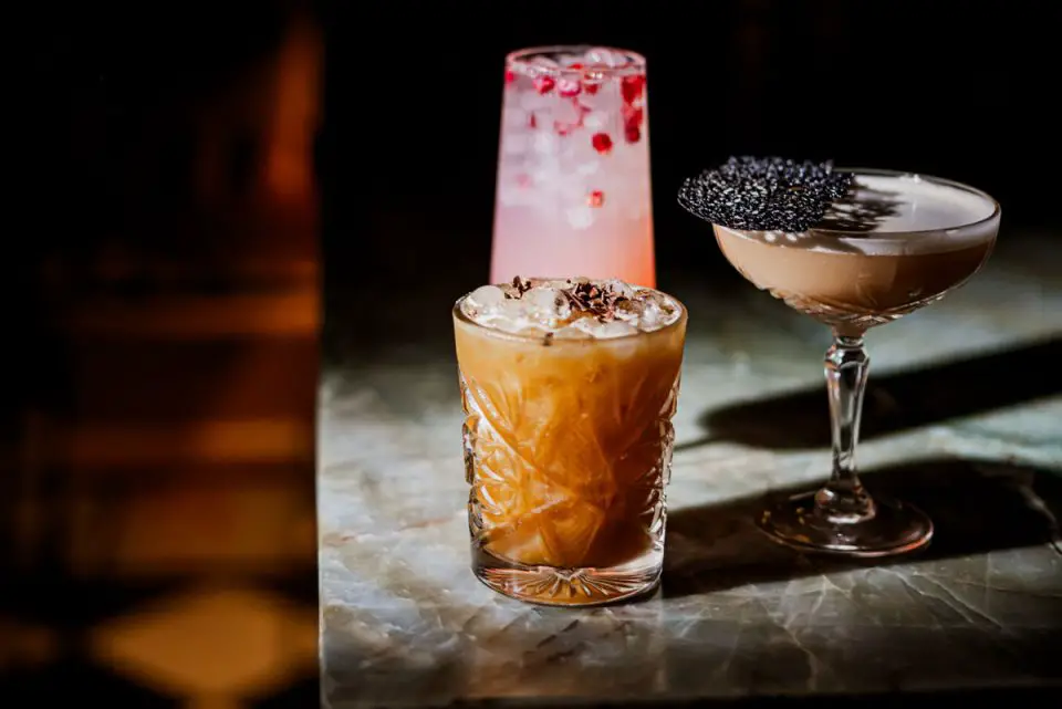 Craft cocktails are served inside Arcana, a new hidden cocktail lounge opening in Encinitas. Photo by Gretchen Dunn