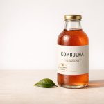 California food and beverage branding packaging display on retail shelf