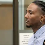 Ledarnay Fontenette Luckie, 39, at his arraignment in Vista Superior Court on Thursday. Pool photo/NBC 7