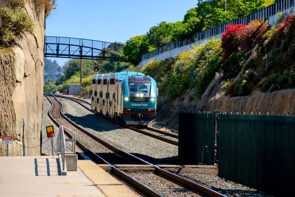 North County cities are seeking clarity on Senate Bill 79, a new state law that would allow higher-density housing near qualifying transit stations, including potentially Solana Beach Station. Photo by Leo Place