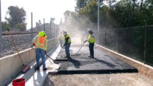 Construction of Phase 3 of the Inland Rail Trail from Mar Vista Drive to Civic Center Drive in Vista is underway and will be completed this fall. Courtesy SANDAG