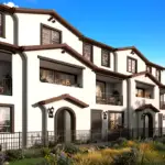 A rendering of the proposed townhomes at 206 Cedar Road in Vista. The Planning Commission completed an early design review of the project on June 2. Courtesy Rincon Homes via City of Vista