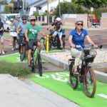 State Sen. Catherine Blakespear along Santa Fe Drive following an Aug. 23 event in Encinitas. File photo/Cameron Adams