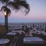 Oceanfront restaurant patio in Del Mar as changing entertainment habits reshape dining patterns.
