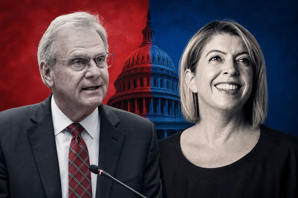 Jim Desmond, left, and Marni von Wilpert will face off in November for California's 48th Congressional District seat, a race with potential implications for control of the U.S. House. Composite illustration by The Coast News.