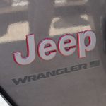 The Jeep Wrangler logo is displayed on a recovered vehicle connected to a string of thefts under investigation by the Carlsbad Police Department. Courtesy photo/CPD