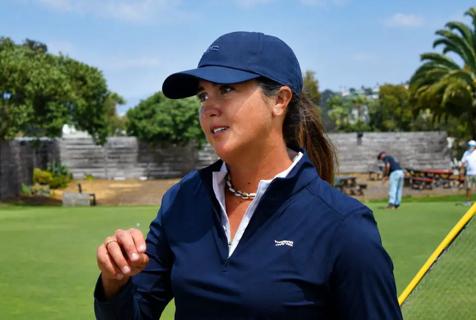 Natalie Vivaldi, a golf teaching professional at Goat Hill Park in Oceanside, will play in the KPMG Women’s PGA Championship. Photo by Summer Hu