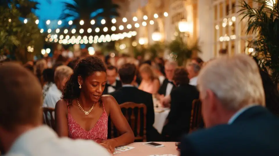 Guests attend an outdoor nonprofit fundraising gala in North County San Diego.