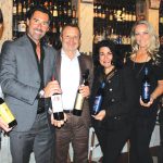 Southern Glazer’s Filippo Reitano, from left, Romanella co-owner Gio Gargano, Ruffino president Sandro Sartor, Ruffino brand ambassador Caterina Corvino, Constellation’s Lisa Hickson and Romanella manager Giancarlo Guttilla. Photo by Rico Cassoni