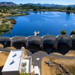 An aerial view of the San Dieguito Reservoir and Pump Station in Rancho Santa Fe. Courtesy photo/Santa Fe Irrigation