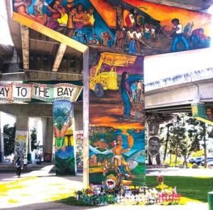 Visitors to Chicano Park in San Diego’s Barrio Logan neighborhood can walk among more than 100 giant murals, scattered throughout 7.4 acres. Many are painted on the struts of the San Diego-Coronado Bridge. The massive artworks serve as a narrative of Chicano history and culture. Photo by E’Louise Ondash
