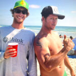 Joel Tudor, left, and Brad Gerlach, two North County locals who changed surfing. Photo by Chris Ahrens