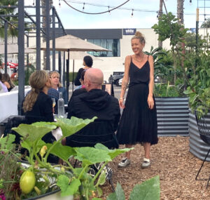 The Plot co-founder Jessica Waite hosted the 10-course vegan tasting menu at Plantscape in South Oceanside. Photo by Jano Nightingale