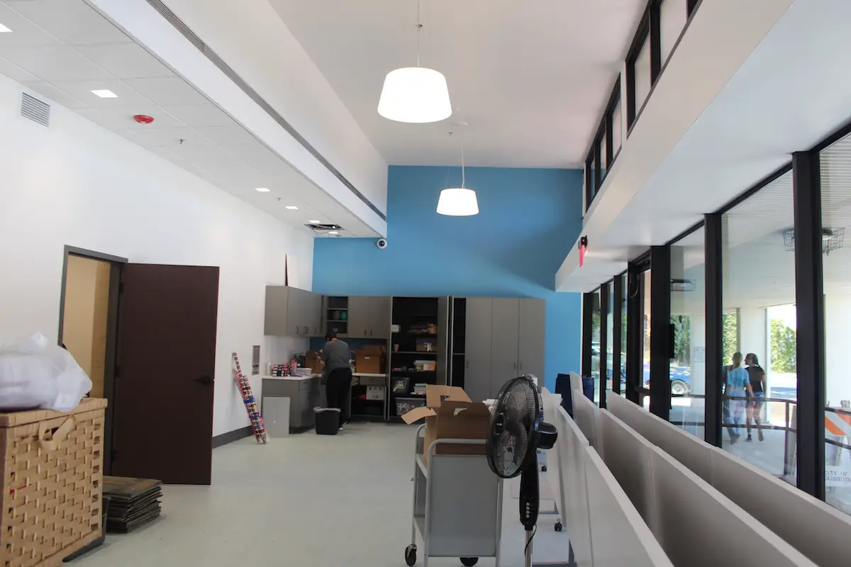 Clubs and other community groups can reserve the newly built activities space at the Escondido Public Library. Photo by Samantha Nelson