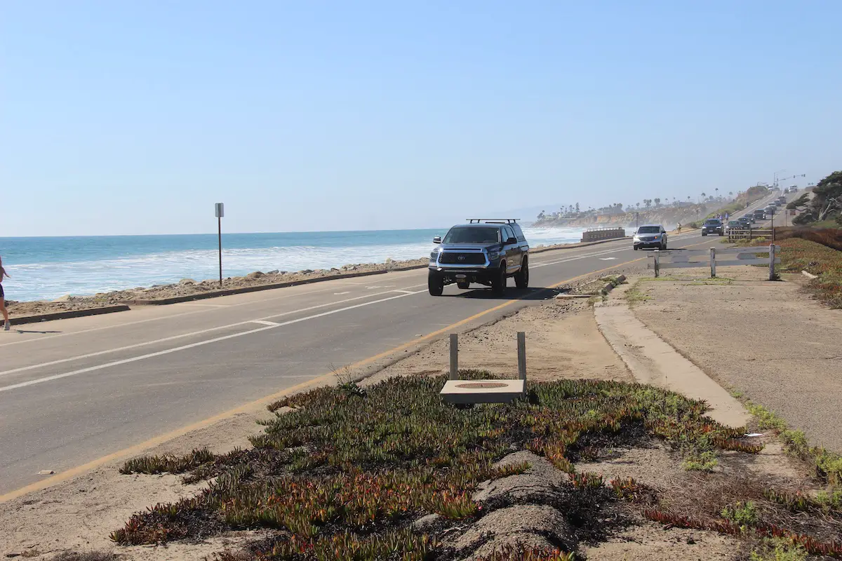 Motorists along Carlsbad Boulevard