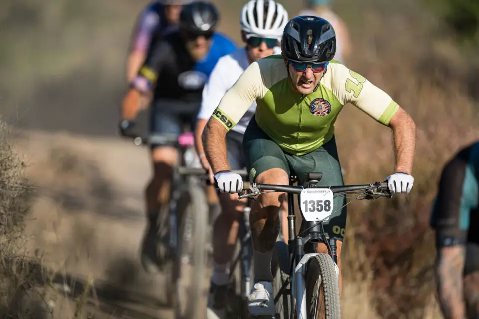 Cyclists race through a course in Escondido during the 59th annual United States Police & Fire Championships. Courtesy photo/USPFC