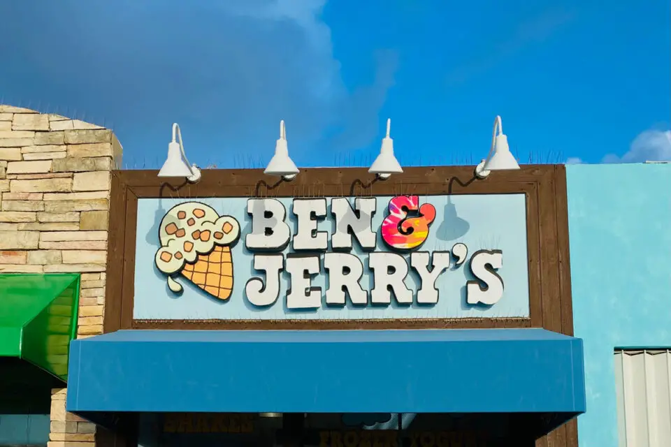 Ben and Jerry's Ice Cream demonstrated excellent customer service. Photo by Tamara Sales