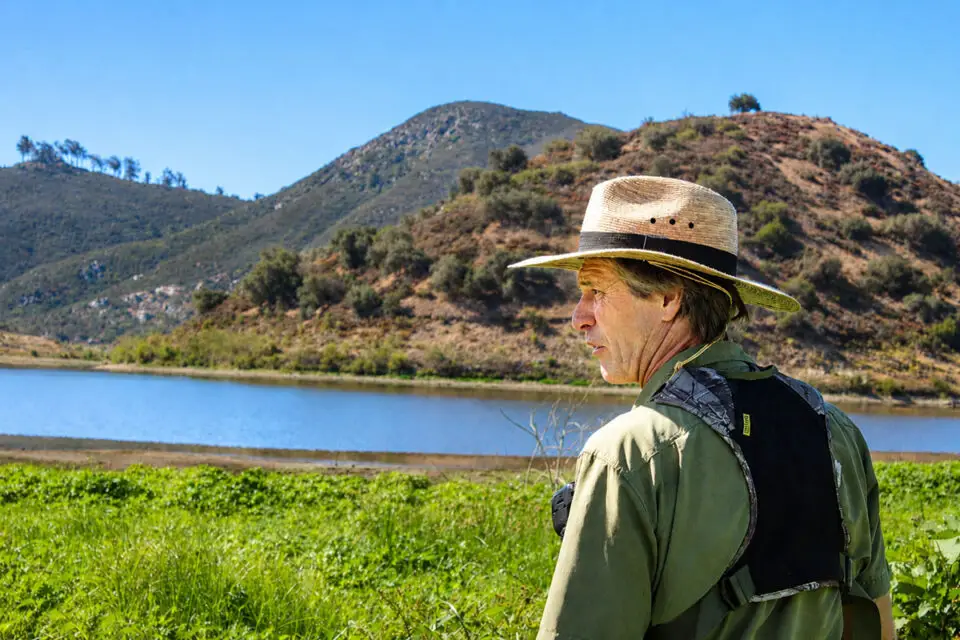 Del Dios Town Councilmember Brian Caldwell has kept a close eye on the habitat and environment surrounding Lake Hodges. Photo by Samantha Nelson