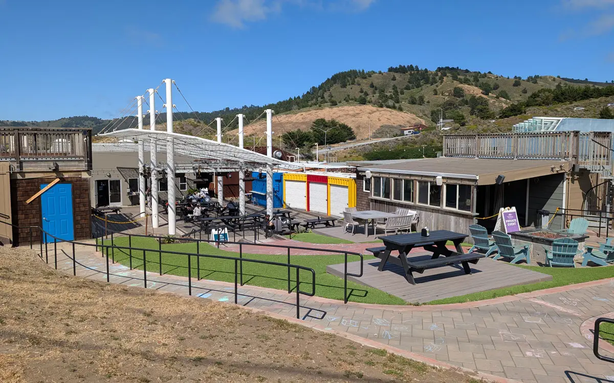 Rockaway Beach Brewing overlooks the Pacific Ocean in a spacious venue. Photo by Jeff Spanier