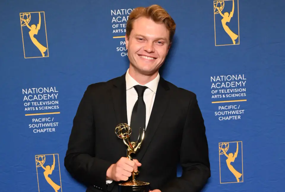 Cardiff-by-the-Sea native Jacob Clark recently won an Emmy Award for his reporting at a television news station in Bakersfield, California. Photo courtesy of Jacob Clark