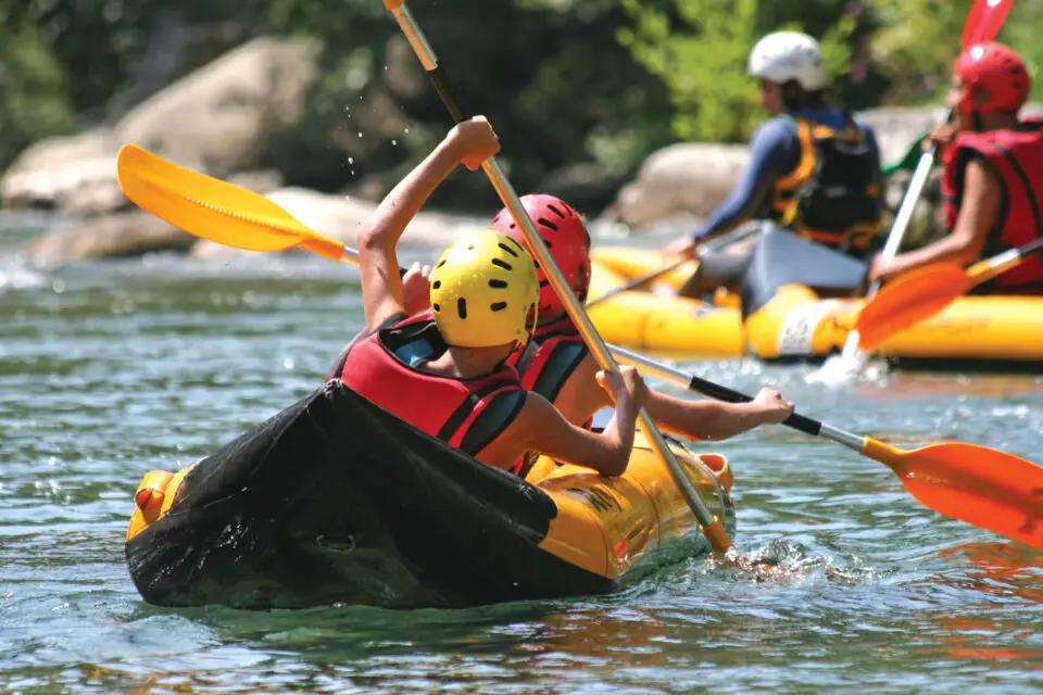 A kayaking excursion on a family trip displayed the tension for those with ADHD between the state of activation and the state of presence. Stock photo
