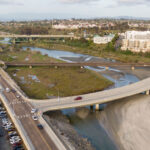 The mouth of the San Luis Rey River in Oceanside. The city's updated Climate Action Plan sets new greenhouse gas reduction targets through 2050. Photo by Oak City Drone