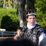 Kai Bunyak portrays King Leontes in the North Coast Repertory Theatre School’s July 16 performance of “The Winter’s Tale” at the Olivenhain Meeting Hall. Photo by Leo Place