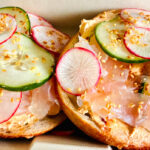 Smoked Fish Toast at Leucadia’s New Wave Bagel, now featuring an expanded sandwich menu thanks to greater kitchen capabilities. Photo by David Boylan