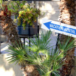 Vacation rental sign in Solana Beach