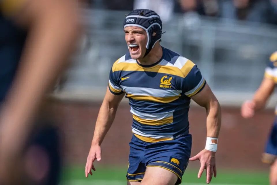 Solomon Williams during a college rugby match. Courtesy photo