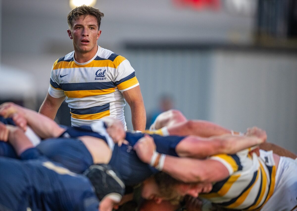 Solomon Williams during a college rugby match. Courtesy photo