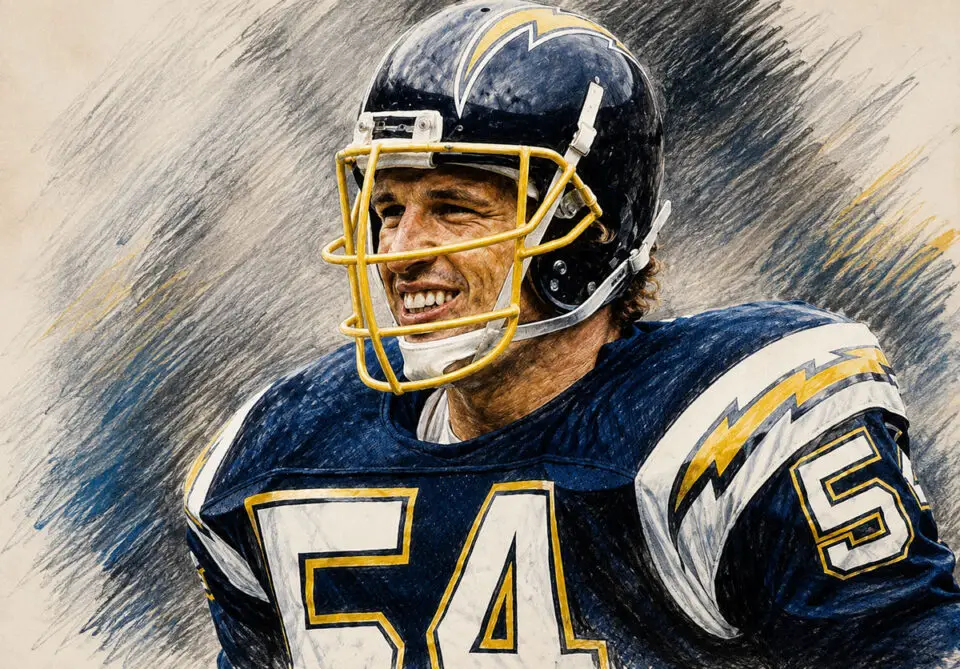 Billy Ray Smith Jr. played 10 seasons as a linebacker for the San Diego Chargers. He died last week at age 64. The Coast News graphic