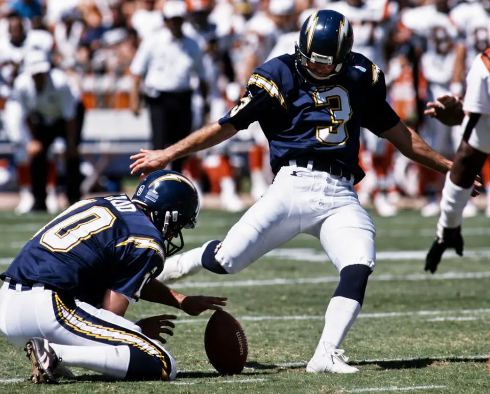 John Carney played 11 seasons for the Chargers and remains the team’s all-time leading scorer. Courtesy photo/Getty